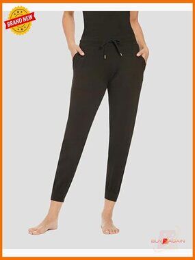 Women's Performance Jogger Pant with 4-Way Stretch, Elastic Cuffs, Pockets